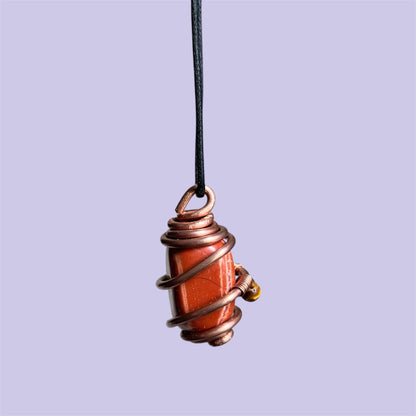 Red Jasper Copper Necklace