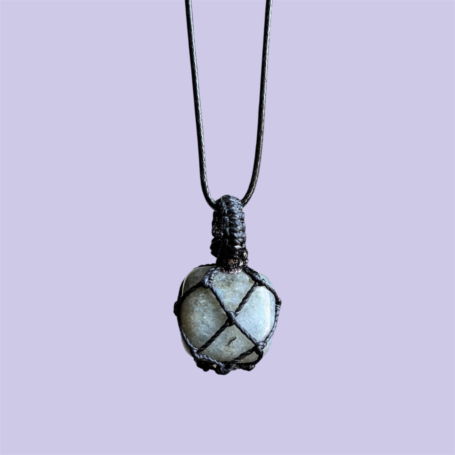 Labradorite Macrame Choker