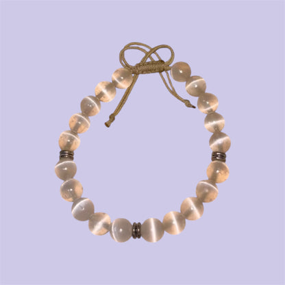 Selenite Adjustable Bracelet