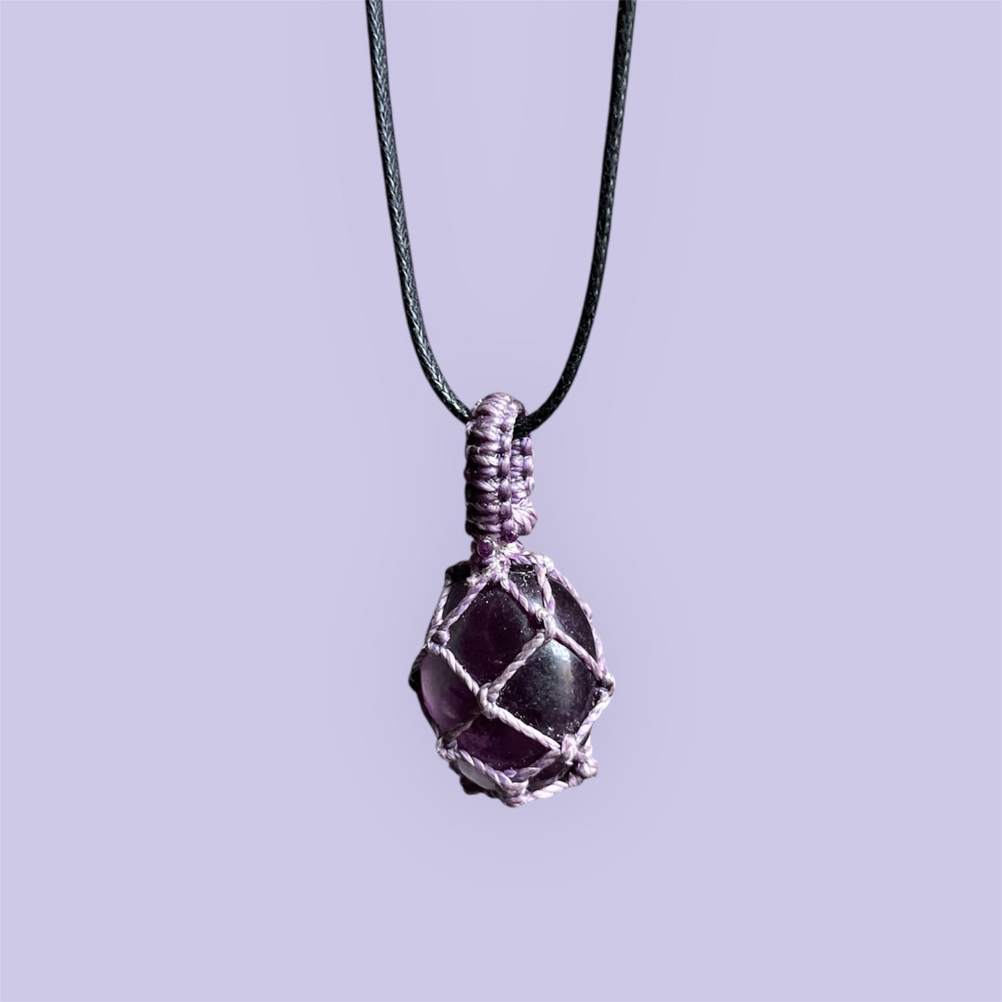 Fluorite Macrame Necklace