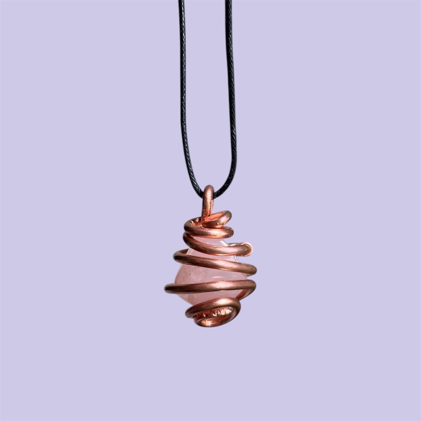 Rose Quartz Copper Necklace