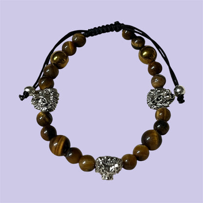 Tiger’s Eye Hematite Adjustable Bracelet