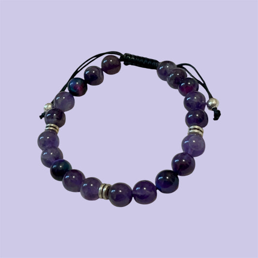Amethyst Adjustable Bracelet