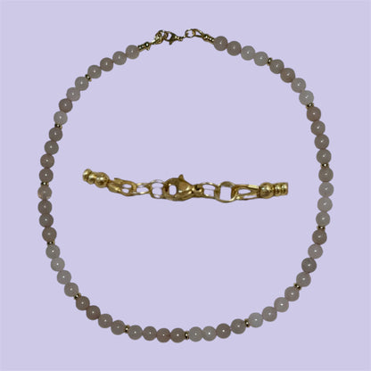 Rose Quartz Beaded Necklace