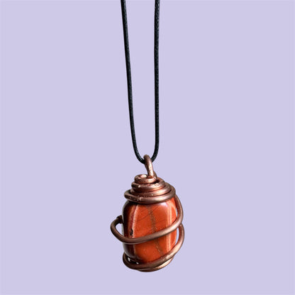 Red Jasper Copper Necklace