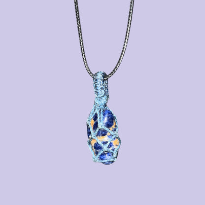 Sodalite Macrame Choker